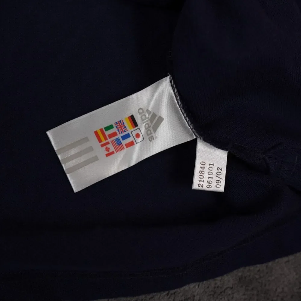 VTG Adidas‎ Shirt Mens Large Navy Blue Woman's World Cup 2003 Team USA 3 Stripes